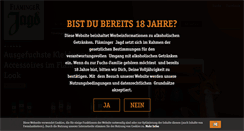 Desktop Screenshot of flaemingerjagd.de