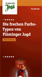 Mobile Screenshot of flaemingerjagd.de